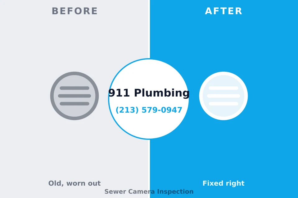 Before and after: plumbing repair Woods Cross, UT